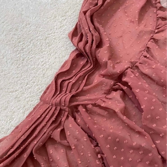 NWOT Designer INDIYA Ruffle Sari - Picture 5 of 6